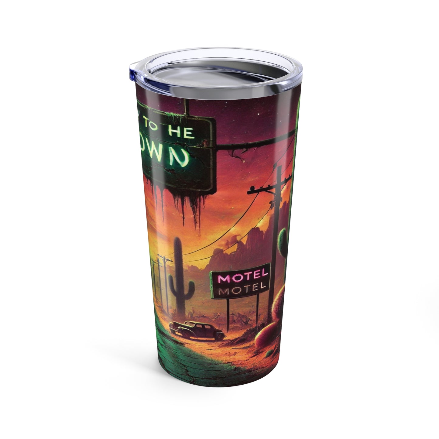 20oz Tumbler - Highway to the Unknown Desert