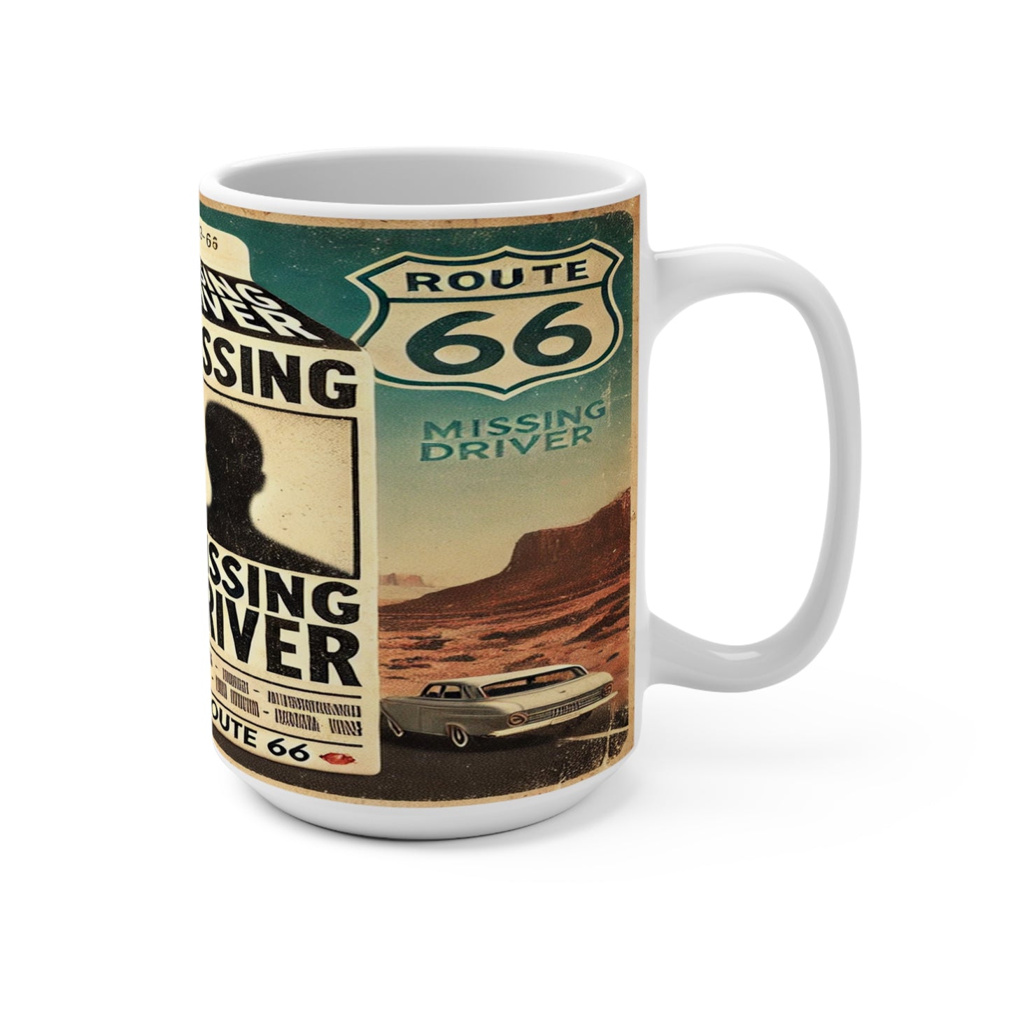 Missing Driver - Route 66 Mug