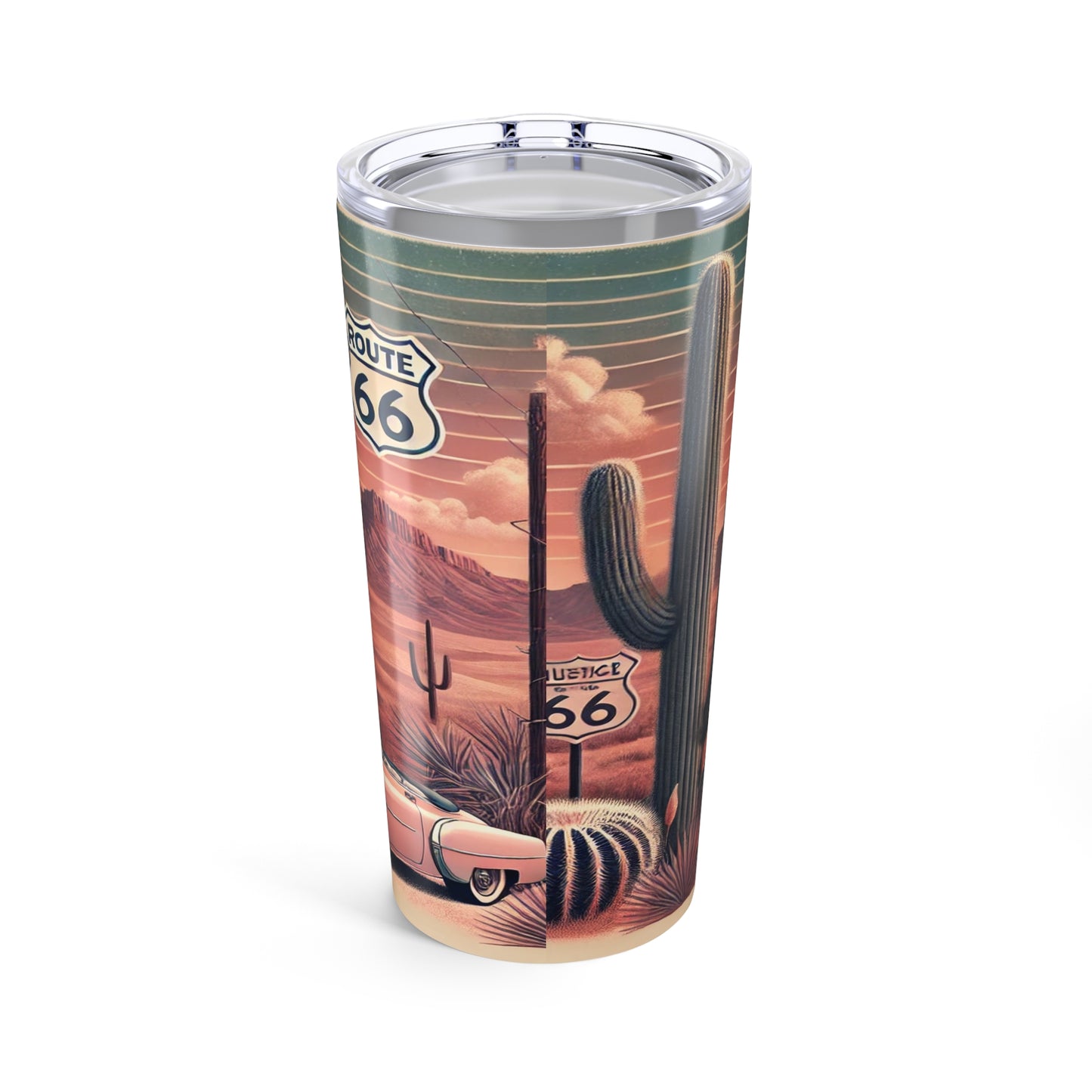 “Sunset Highways: A Desert Nostalgia Journey”