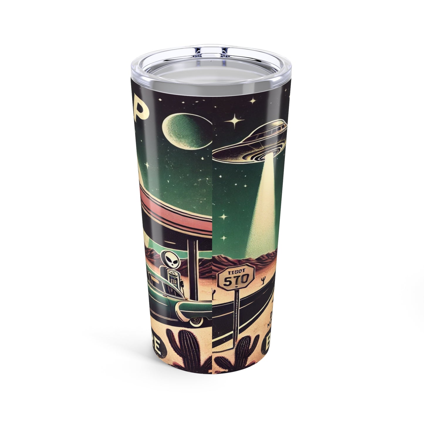 Retro Alien Last Stop Tumbler 20oz