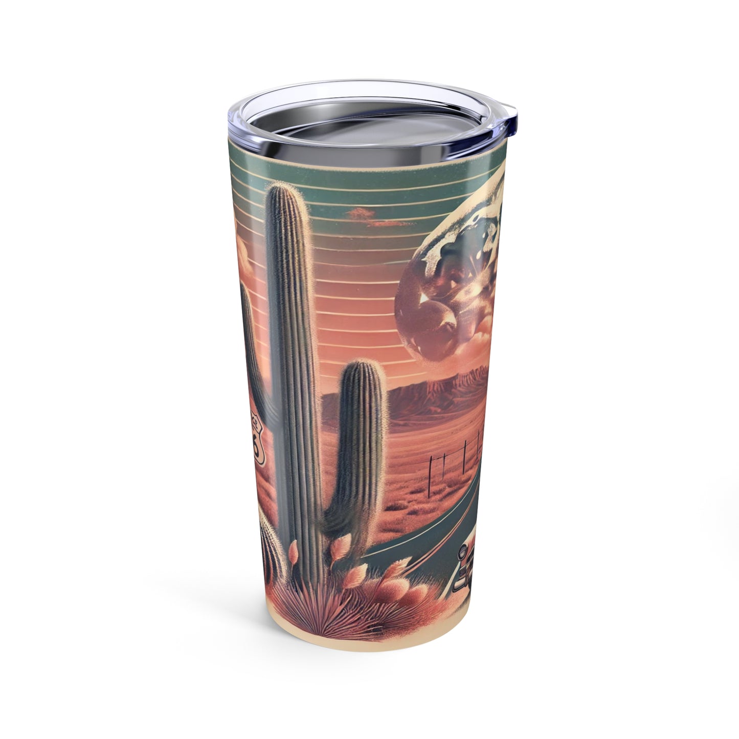 “Sunset Highways: A Desert Nostalgia Journey”